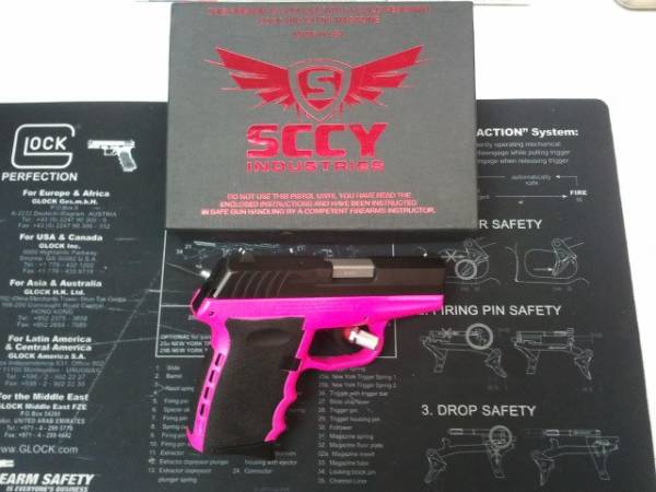 Hot Pink SCCY-CPX-2 9mm 10RD Black-0